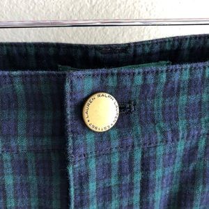 Ralph Lauren straight leg plaid dress pants